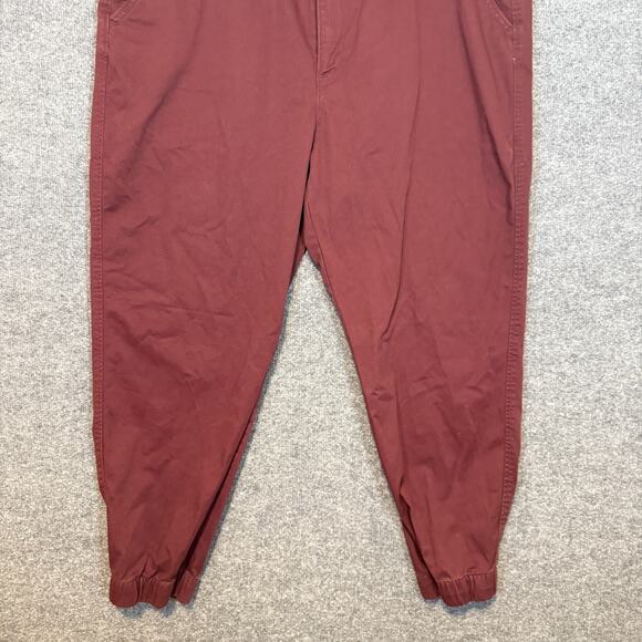 Levis Pants Men 2XL Red XX Chino Jogger Tapered Drawstring Pocket Comfort Casual - Picture 7 of 13